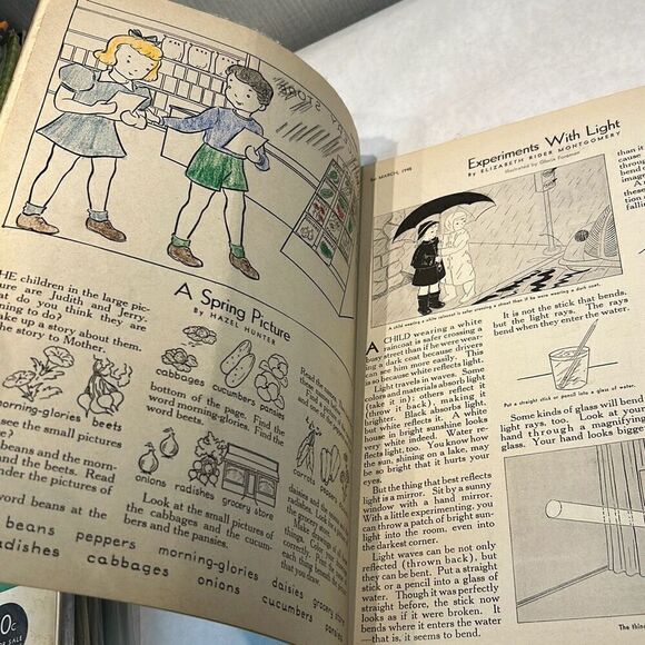 VTG Children's Activities For Home & School Magazine Book March 1945 - Picture 8 of 10